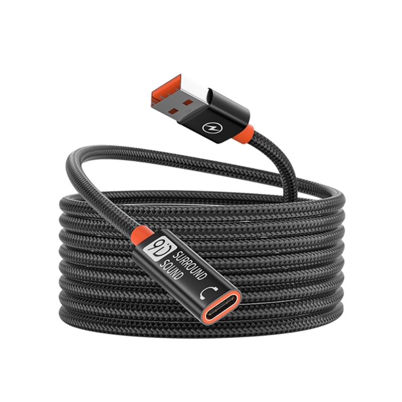 Coiled Usb Cable - USB A ชายประเภท C หญิงสายชาร์จ 5Gbps