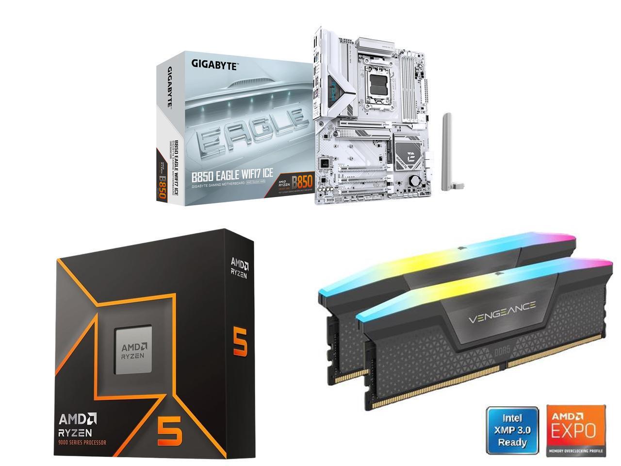 Corsair Ram Vengeance 16Gb - เมนบอร์ด GIGABYTE B850 EAGLE WIFI7 ICE