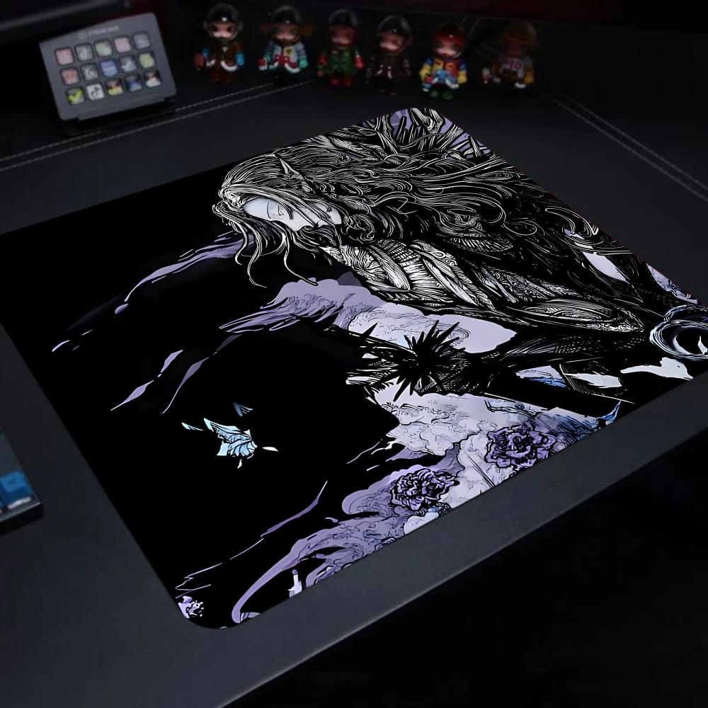 Gaming Keyboard Blue - แผ่นรองเมาส์ผีเสื้อสีฟ้า XS อุปกรณ์เสริมสำหรับเล่นเกมกาบิเนเต พีซีเกมเมอร์คอมพิวเตอร์แผ่นรองคีย์บอร์ดแล็ปท็อปความงามสร้างสรรค์อะนิเมะแผ่นรองเมาส์