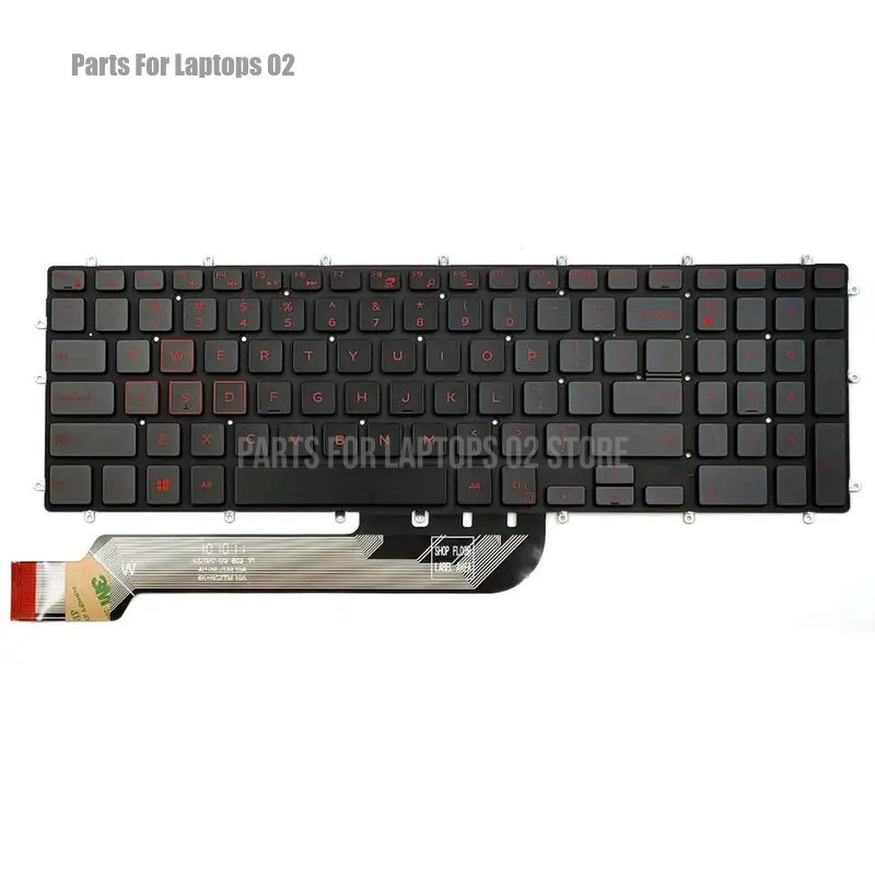Gaming Keyboard Blue - D ใหม่สำหรับเดลล์ G3-3579 G3-3779 G5-5587 G7-7588