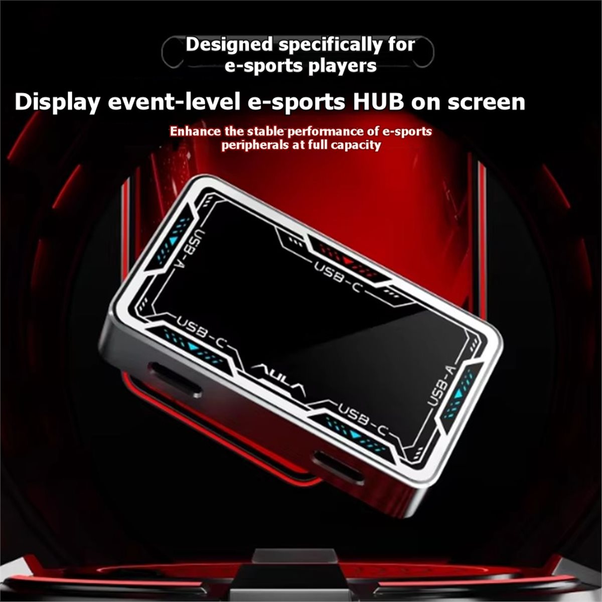 Gaming Keyboard Splitter - A85P เกมมิ่ง USB HUB 8K ความเร็วสูง