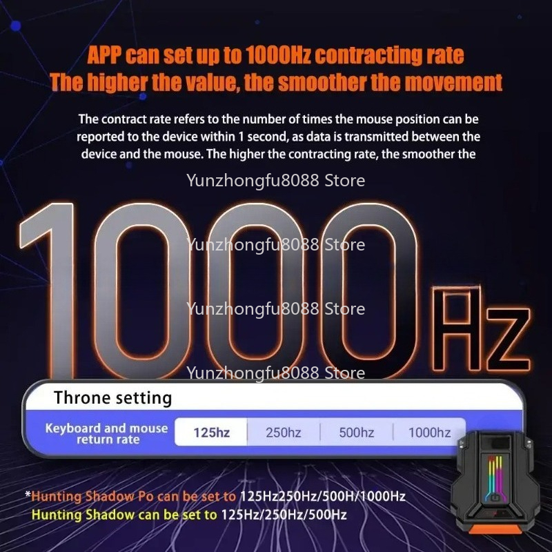 Gaming Keyboard And Mouse Converter For Mobile - อะแดปเตอร์เมาส์เกมมิ่ง Android Hunter 1 ชิ้น คุณภาพสูง