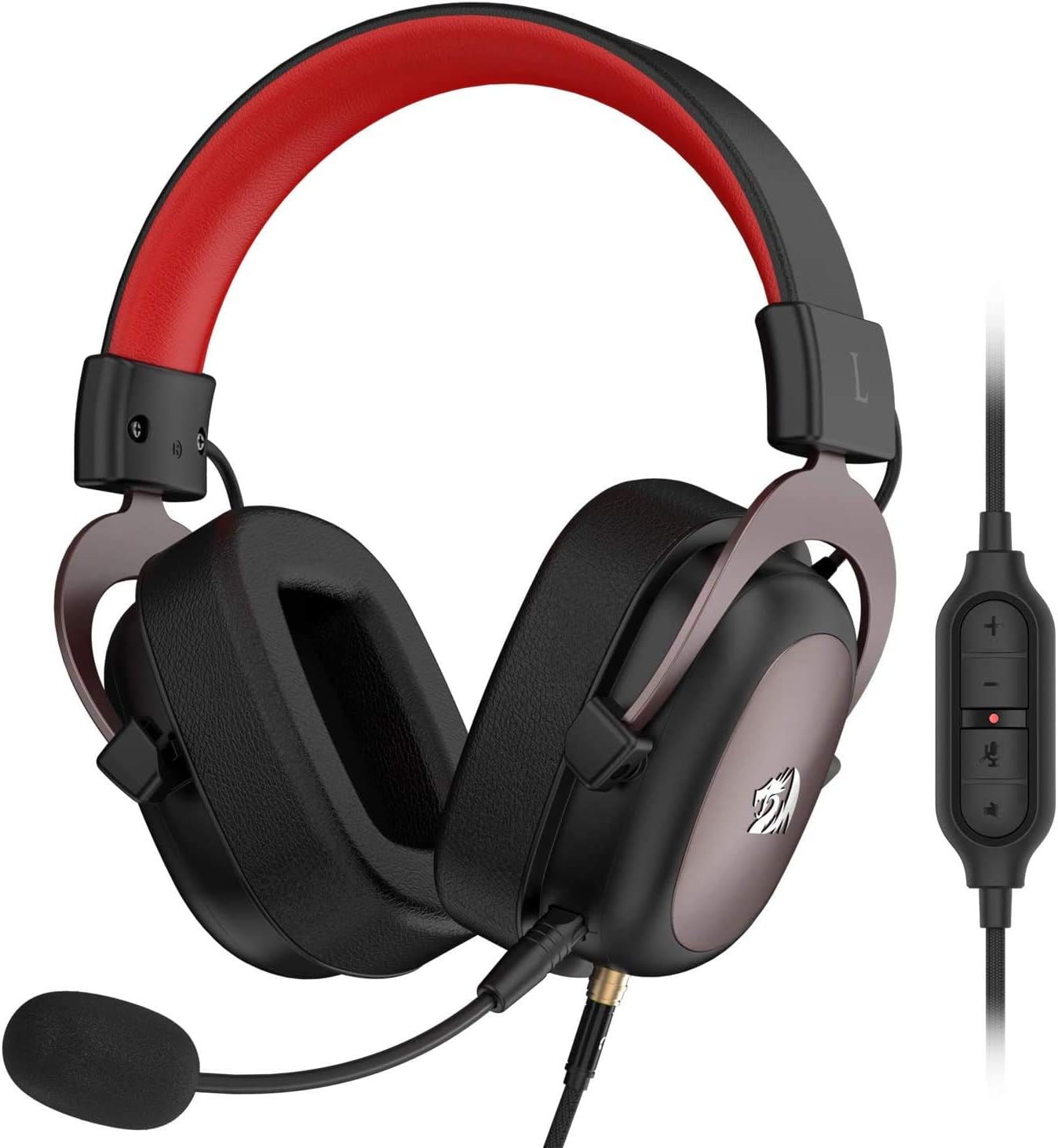 Gaming Keyboard Half - Redragon H510 Zeus ชุดหูฟังสําหรับเล่นเกมแบบมีสาย - เสียงรอบทิศทาง