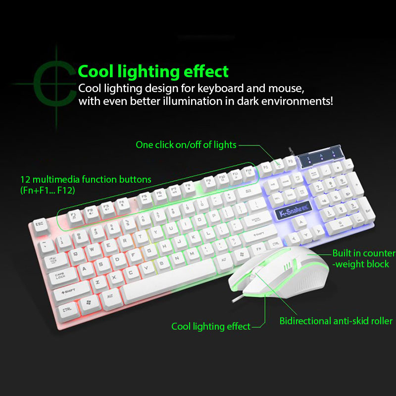 KM320 ชุดคีย์บอร์ดและเมาส์กันน - Gaming Keyboard And Mouse Combo Wireless บทวิจารณ์และราคา