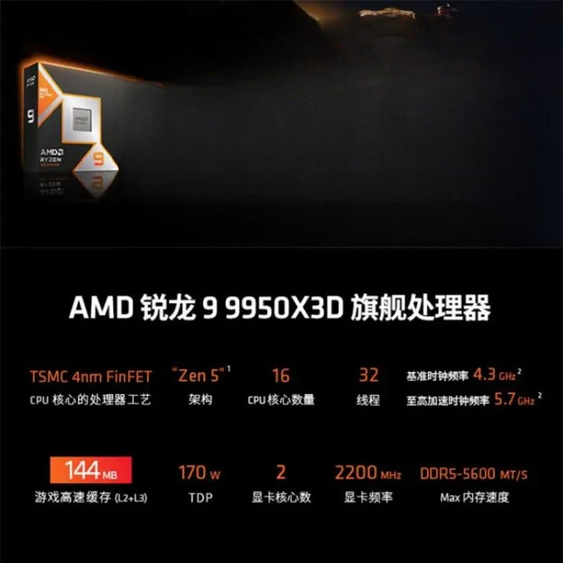โปรเซสเซอร์ AMD Ryzen 9 9950X3 - Amd Cpu Ryzen 9 บทวิจารณ์และราคา