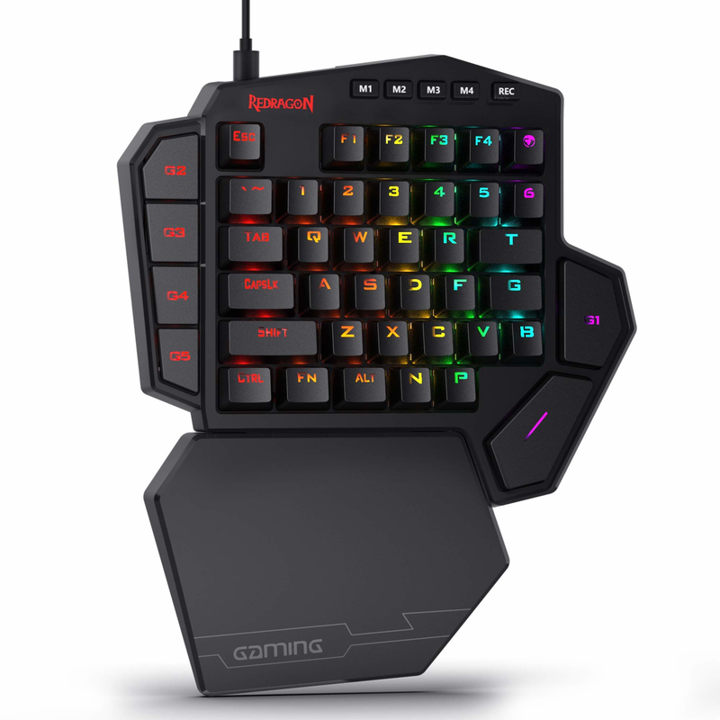 Redragon K585 DITI One-Handed  - Gaming Keyboard 1 Hand บทวิจารณ์และราคา