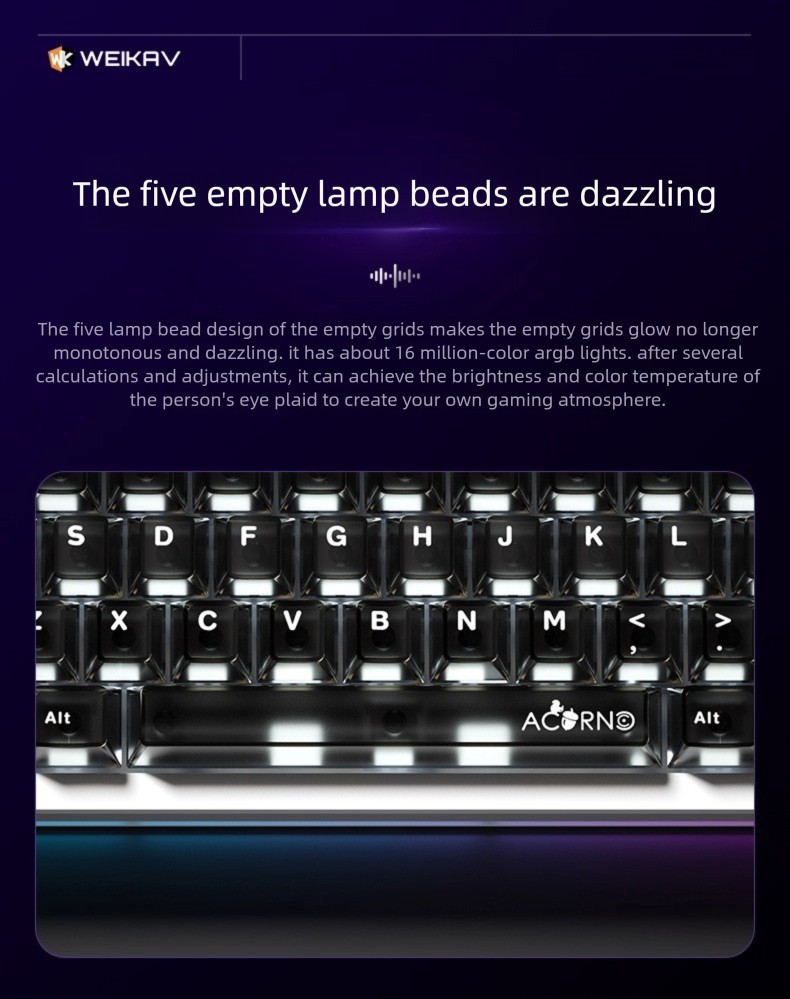 ชุดคีย์บอร์ดกลไก NEW WEIKAV Nu - Gaming Keyboard Hot Swappable บทวิจารณ์และราคา