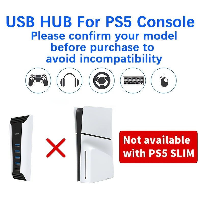 ฮับ USB 5 in 1 สำหรับคอนโซล PS - Gaming Keyboard Splitter บทวิจารณ์และราคา