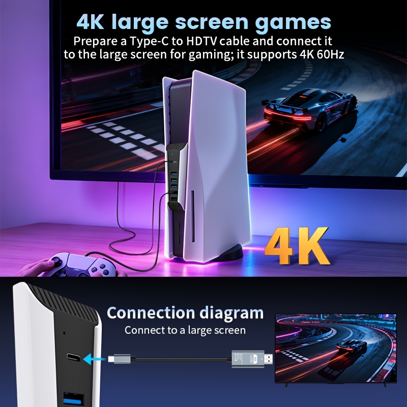 ฮับ USB 5 in 1 สำหรับคอนโซล PS - Gaming Keyboard Splitter บทวิจารณ์และราคา