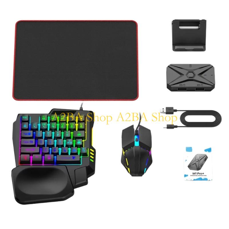 A2BA คีย์บอร์ดไร้สายและตัวแปลง - Gaming Keyboard And Mouse Converter For Mobile บทวิจารณ์และราคา