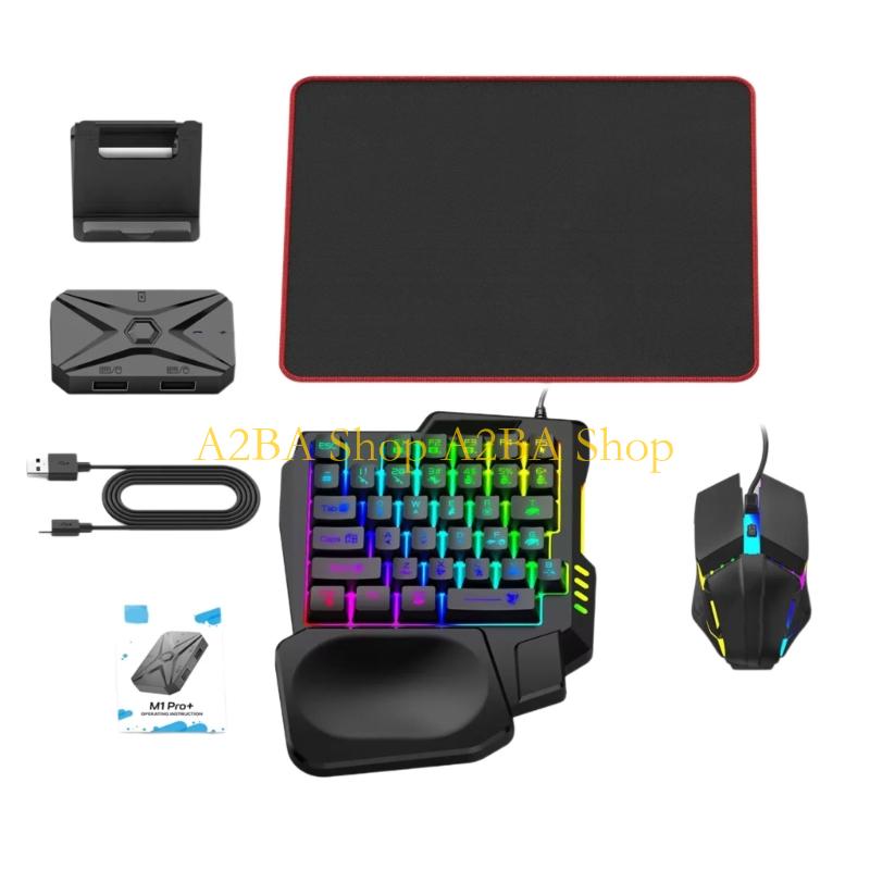A2BA คีย์บอร์ดไร้สายและตัวแปลง - Gaming Keyboard And Mouse Converter For Mobile บทวิจารณ์และราคา