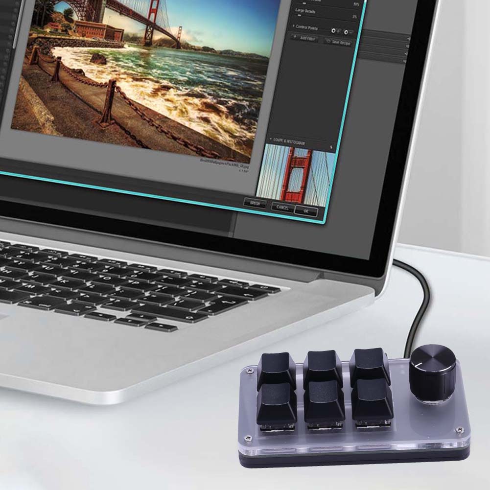 คีย์บอร์ดเกมมิ่งแบบกลไก 6 ปุ่ม - Gaming Keyboard 1 Hand บทวิจารณ์และราคา