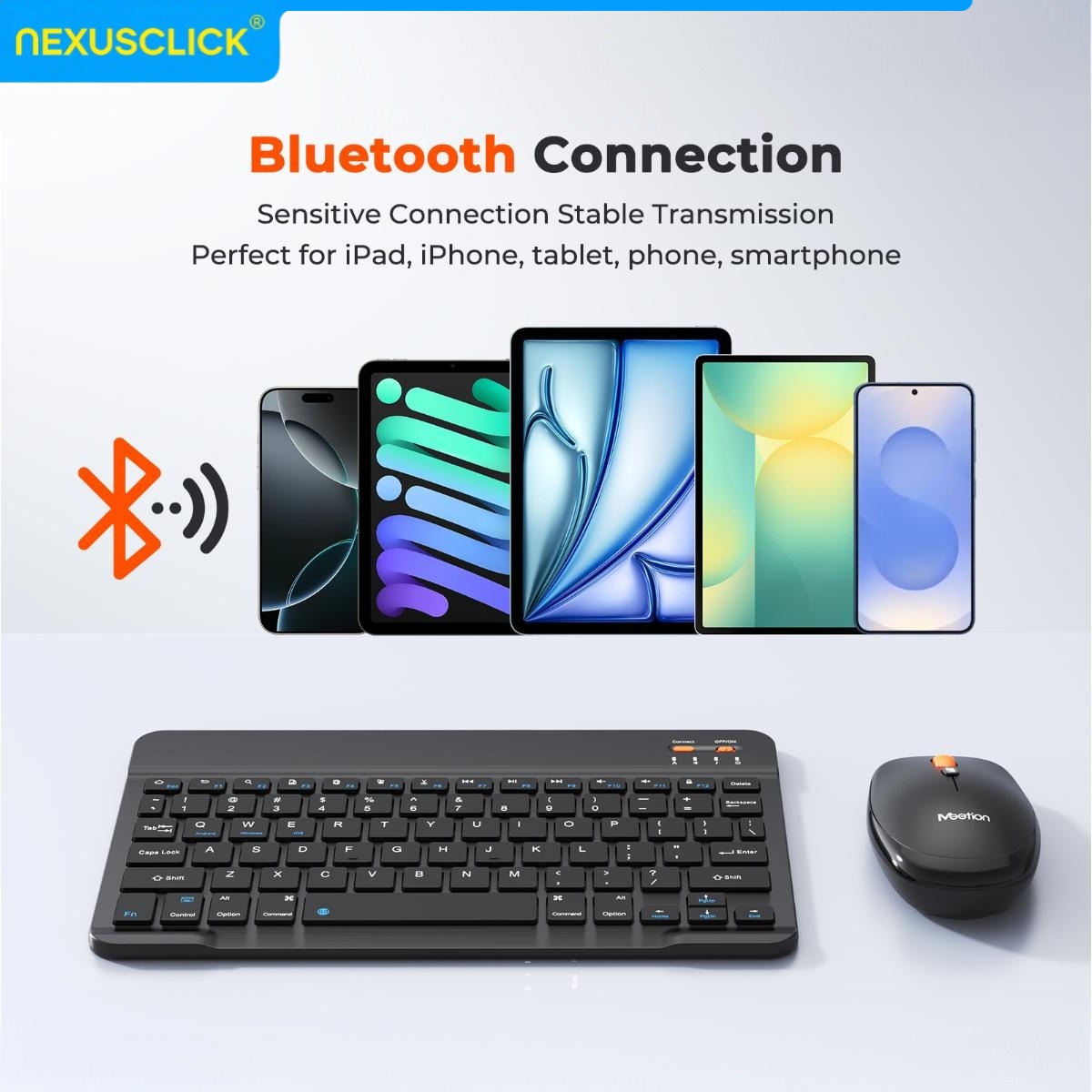 NexusClick คีย์บอร์ดและเมาส์บล - Gaming Keyboard And Mouse Combo Wireless บทวิจารณ์และราคา