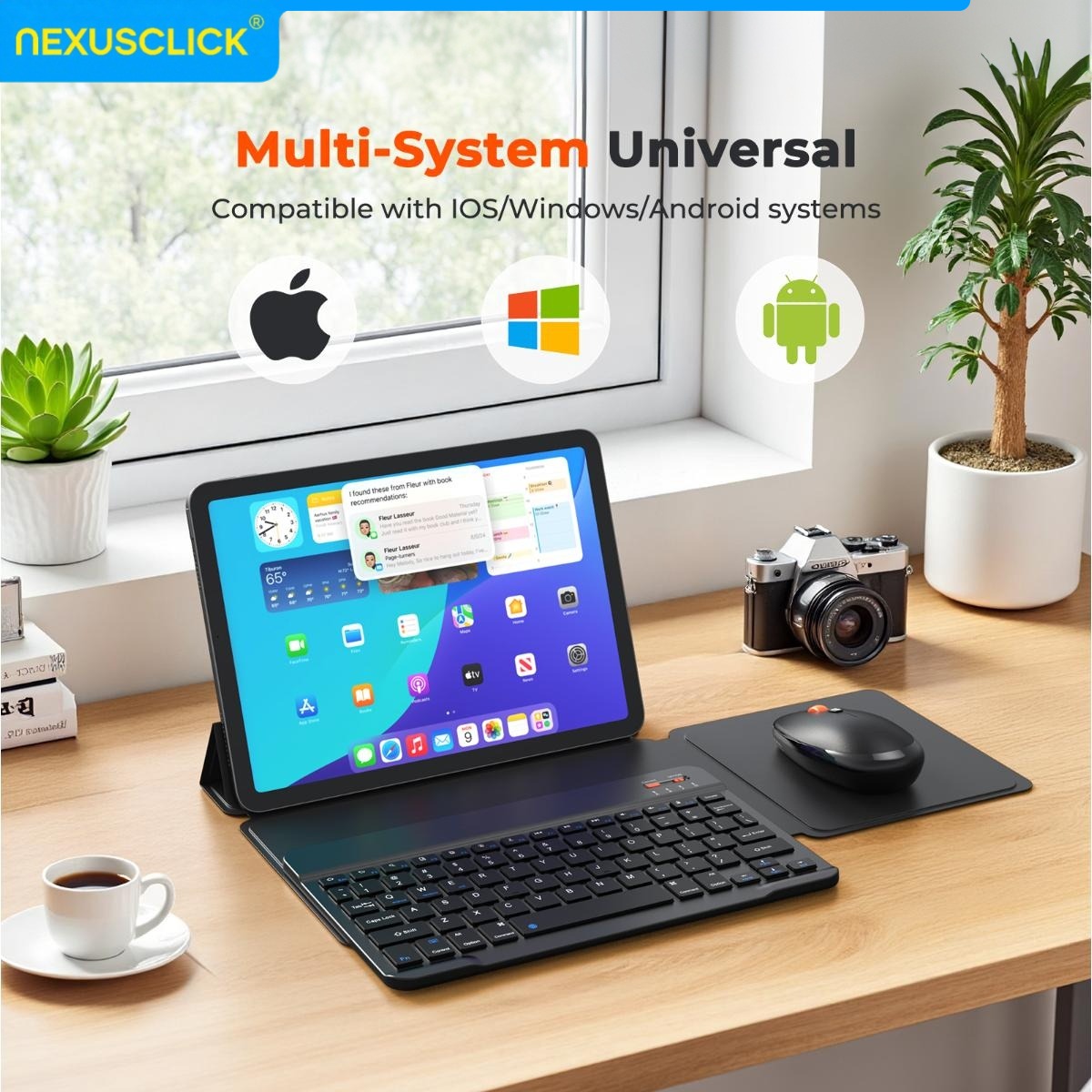 NexusClick คีย์บอร์ดและเมาส์บล - Gaming Keyboard And Mouse Combo Wireless บทวิจารณ์และราคา
