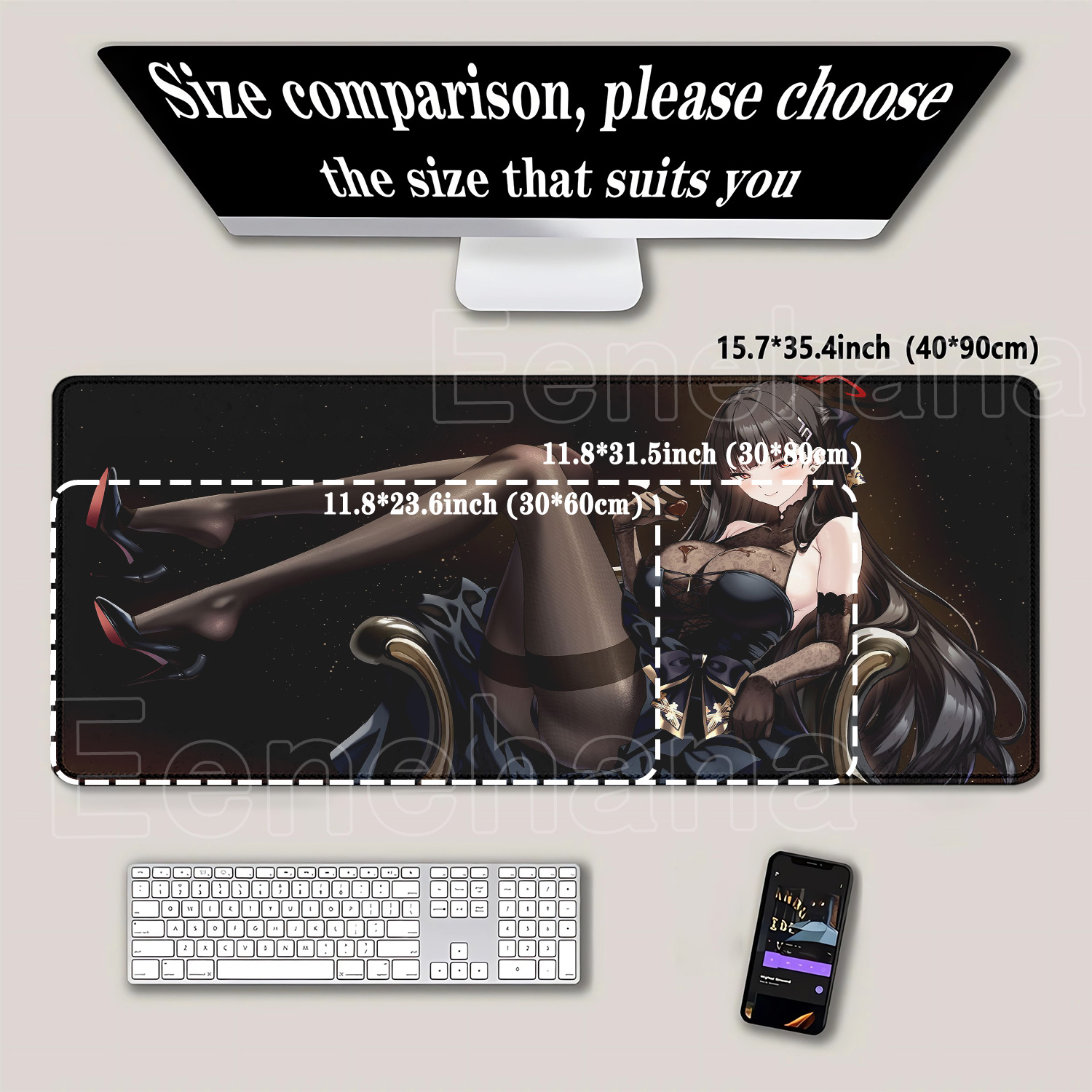 แผ่นรองเมาส์ลายการ์ตูน Tsukats - Gaming Keyboard Typewriter บทวิจารณ์และราคา