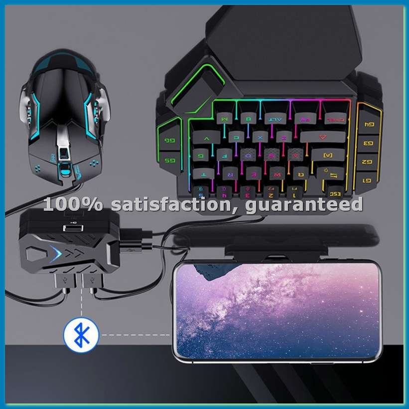 อะแดปเตอร์แปลงคีย์บอร์ดและเมาส - Gaming Keyboard And Mouse Converter For Mobile บทวิจารณ์และราคา