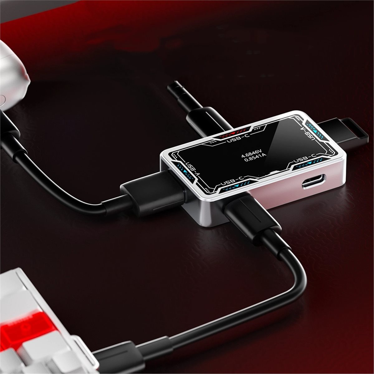 ฮับ USB สำหรับเล่นเกม ความเร็ว - Gaming Keyboard Splitter บทวิจารณ์และราคา