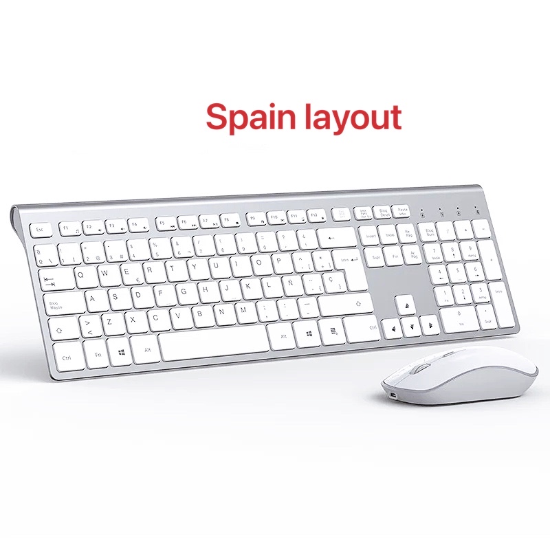 ชุดแป้นพิมพ์และเมาส์ไร้สายแบบเ - Gaming Keyboard And Mouse Combo Wireless บทวิจารณ์และราคา