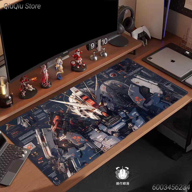 แผ่นรองเมาส์หนังลายการ์ตูน Gun - Gaming Keyboard Typewriter บทวิจารณ์และราคา