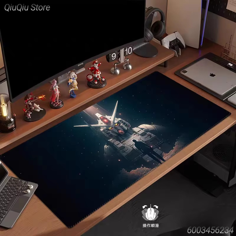 แผ่นรองเมาส์หนังลายการ์ตูน Gun - Gaming Keyboard Typewriter บทวิจารณ์และราคา
