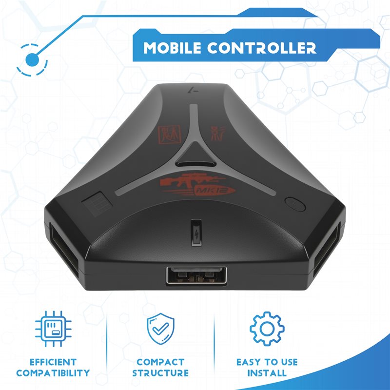 คอนโทรลเลอร์เกม PUBG Mobile แบ - Gaming Keyboard And Mouse Converter For Mobile บทวิจารณ์และราคา