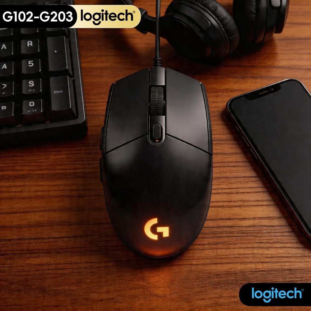 G102 โลจิเทค G203 เมาส์เกมมิ่ง - Logitech Mouse G203 บทวิจารณ์และราคา