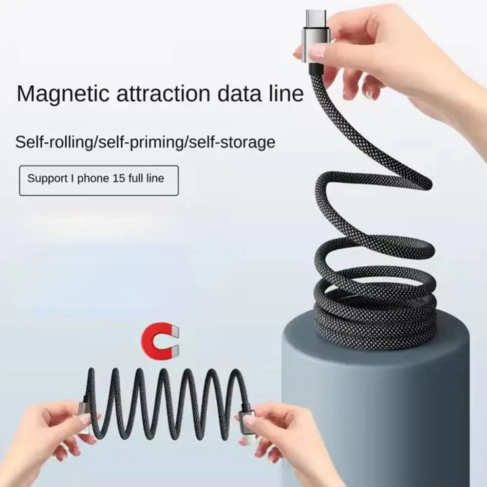 สายชาร์จเร็วแบบแม่เหล็ก 65W พร - Coiled Usb Cable บทวิจารณ์และราคา