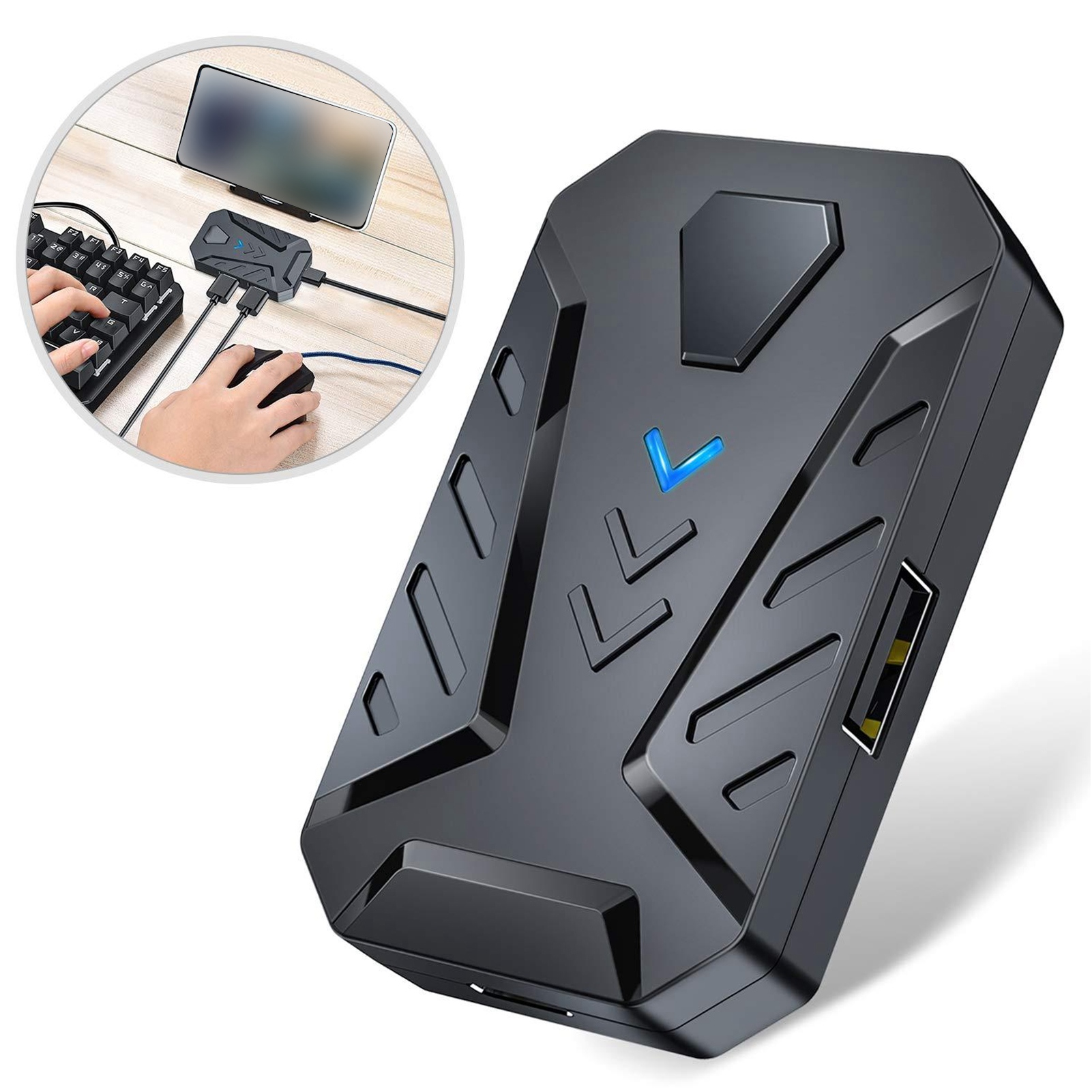 อะแดปเตอร์แปลงเมาส์คีย์บอร์ดสำ - Gaming Keyboard And Mouse Converter For Mobile บทวิจารณ์และราคา