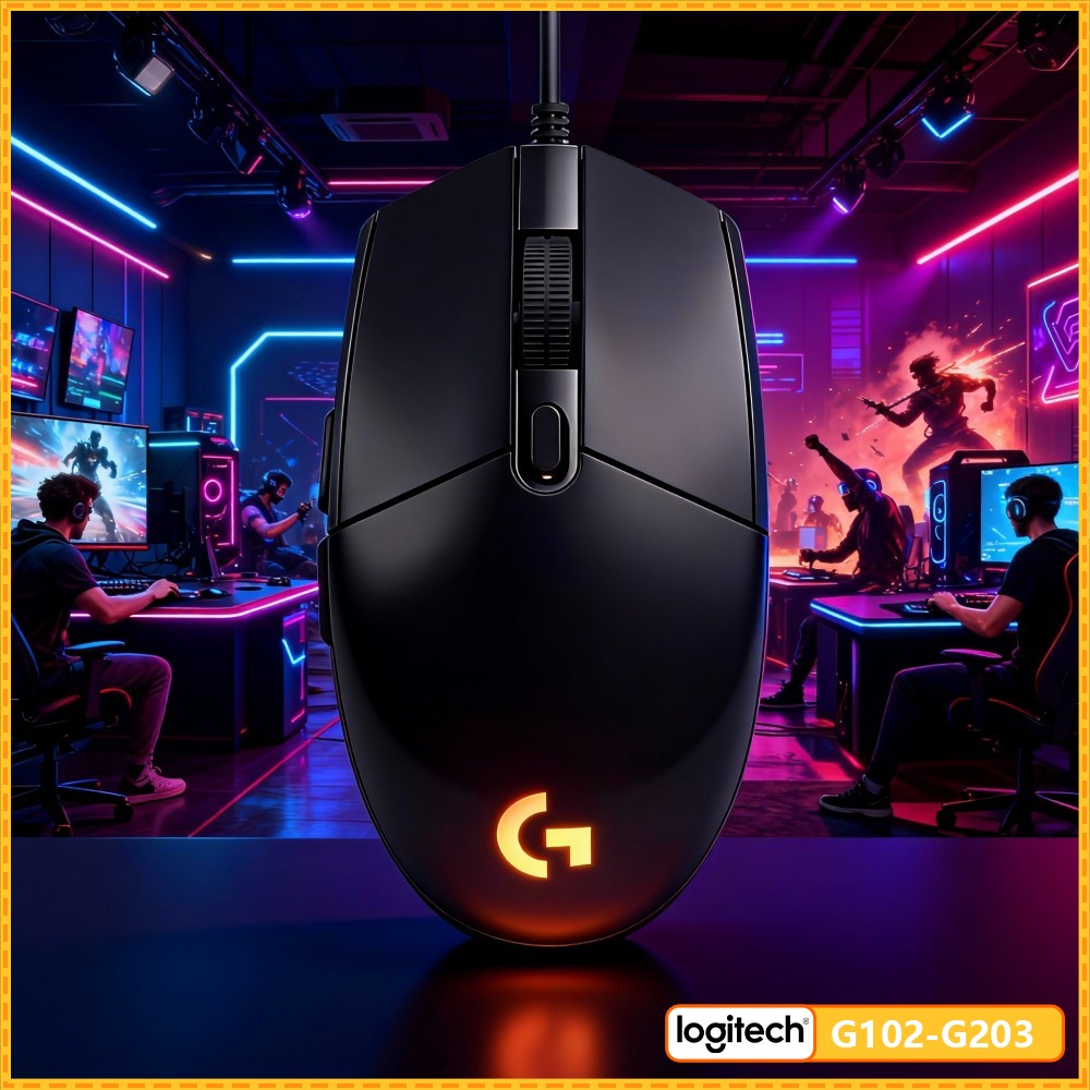 เมาส์เกมมิ่ง Logitech G203 แบบ - Logitech Mouse G203 บทวิจารณ์และราคา
