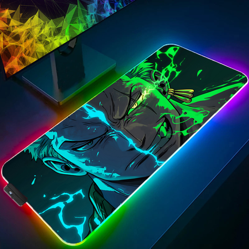 ONE PIECE Zoro Mouse Pad RGB อ - Gaming Keyboard Tactile บทวิจารณ์และราคา