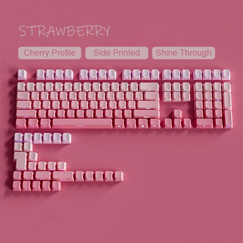 คีย์แคป 133 ปุ่มแบบ Double Sho - Gaming Keyboard Typewriter บทวิจารณ์และราคา