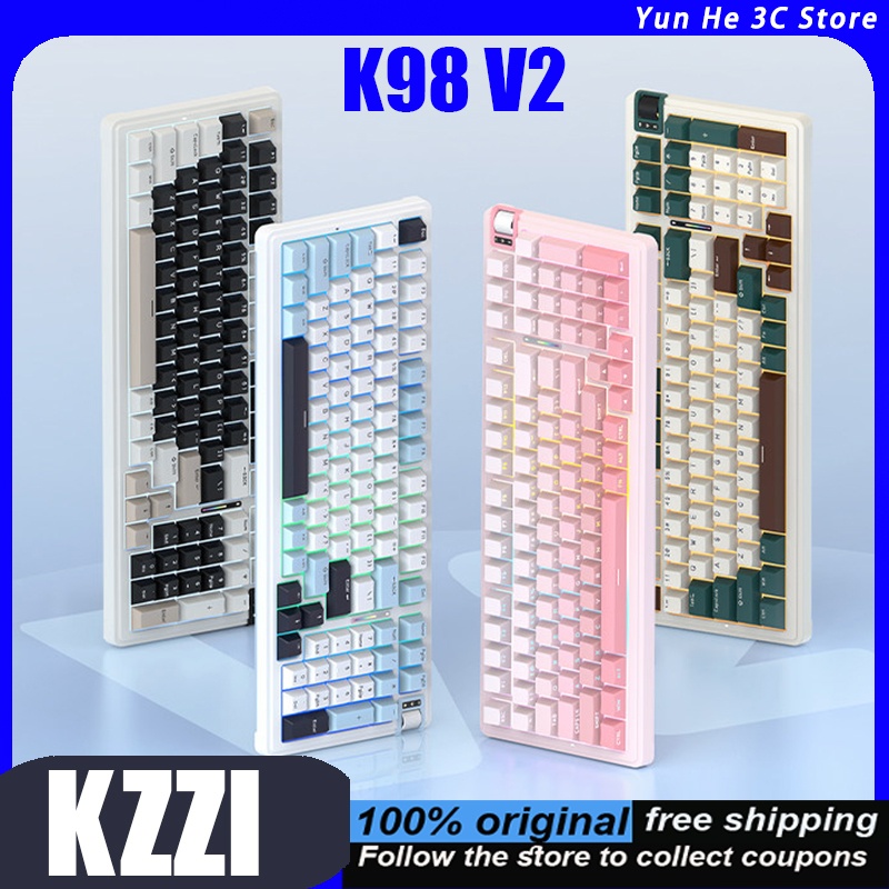 คีย์บอร์ดแบบกลไก KZZI K98 V2 ไ - Gaming Keyboard Hot Swappable บทวิจารณ์และราคา