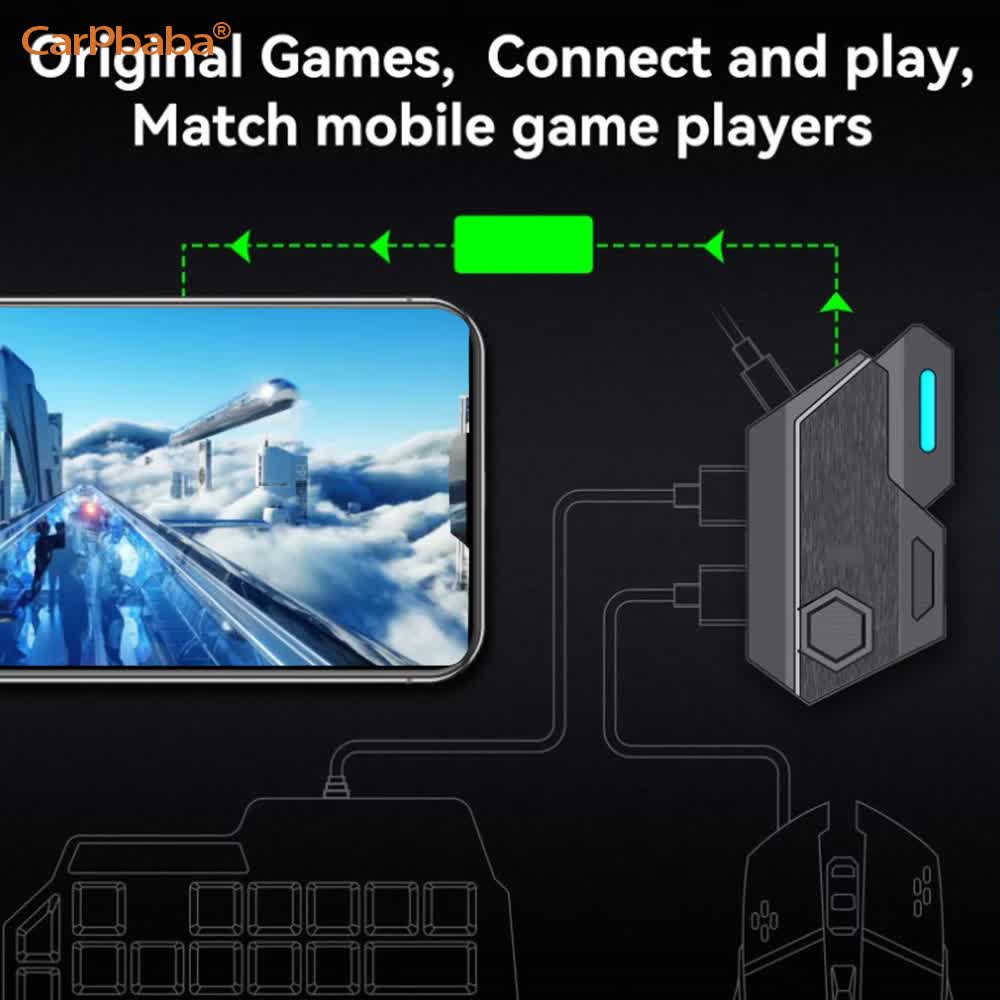 จอยเกมมือถือ PUBG คอนโทรลเลอร์ - Gaming Keyboard And Mouse Converter For Mobile บทวิจารณ์และราคา