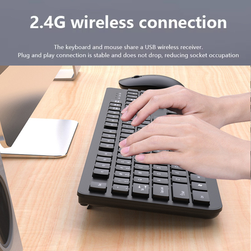 ชุดคีย์บอร์ดไร้สาย 2.4G เมาส์  - Gaming Keyboard And Mouse Combo Wireless บทวิจารณ์และราคา
