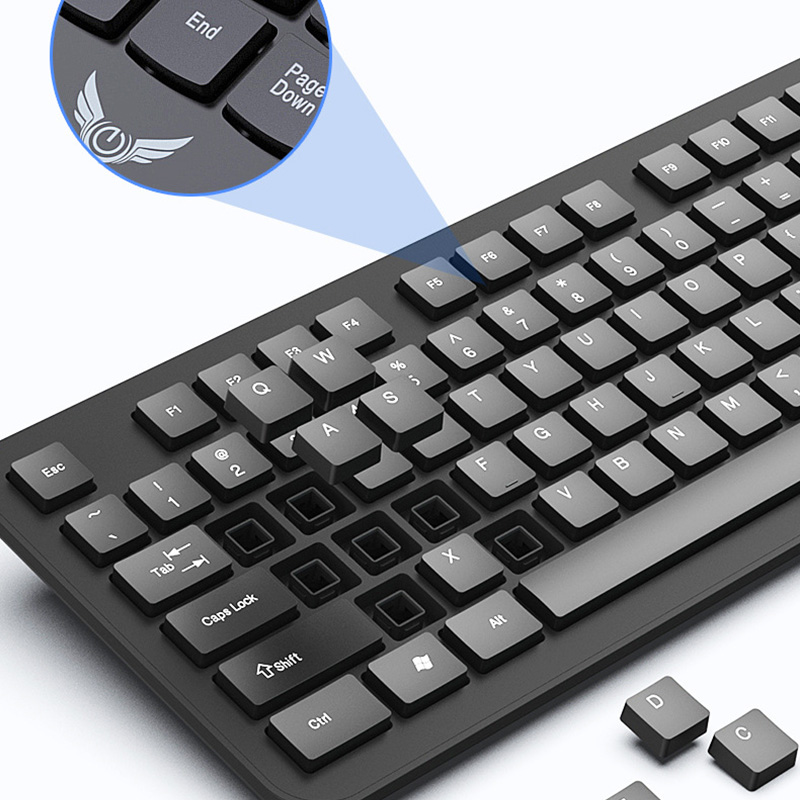 ชุดคีย์บอร์ดไร้สาย 2.4G เมาส์  - Gaming Keyboard And Mouse Combo Wireless บทวิจารณ์และราคา