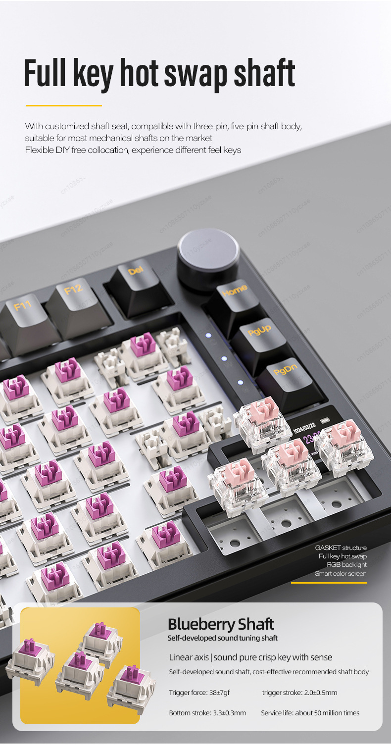 คีย์บอร์ดเกมมิ่ง AL66 รุ่นใหม่ - Gaming Keyboard Hot Swappable บทวิจารณ์และราคา