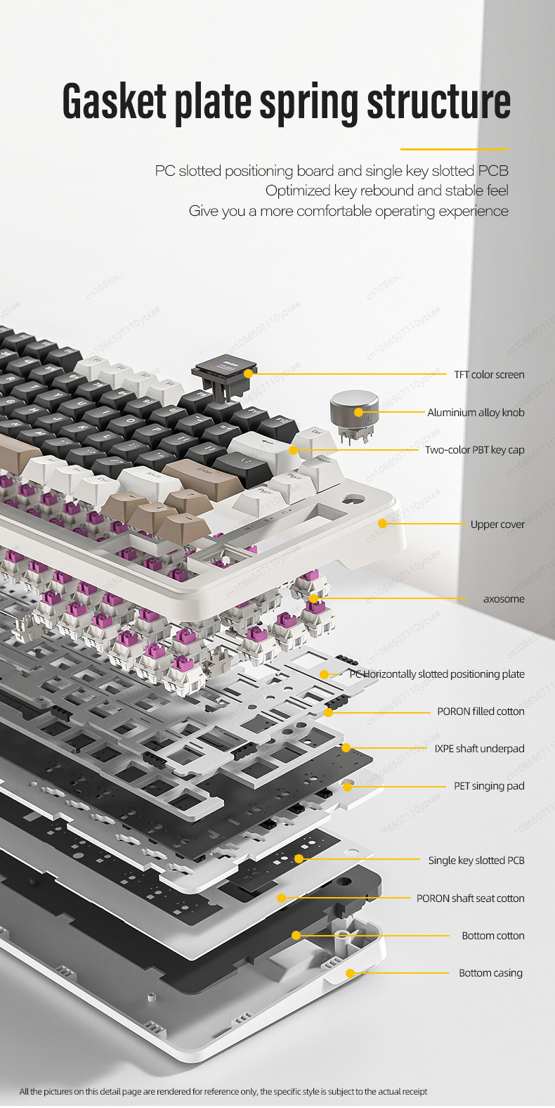 คีย์บอร์ดเกมมิ่ง AL66 รุ่นใหม่ - Gaming Keyboard Hot Swappable บทวิจารณ์และราคา
