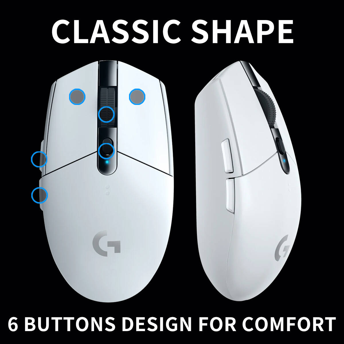 เมาส์เกมมิ่งไร้สาย Logitech G3 - Logitech Mouse G203 บทวิจารณ์และราคา