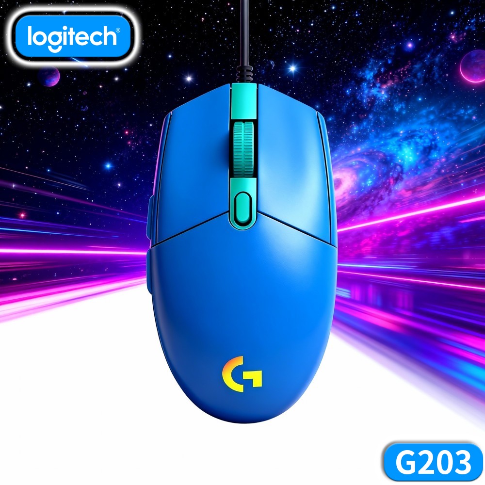 เมาส์เกมมิ่งแบบมีสาย Logitech  - Logitech Mouse G203 บทวิจารณ์และราคา