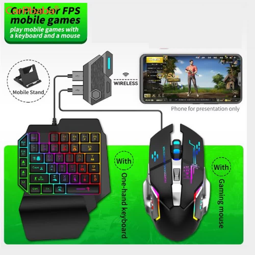 ตัวแปลงเมาส์และคีย์บอร์ด Mix S - Gaming Keyboard And Mouse Converter For Mobile บทวิจารณ์และราคา
