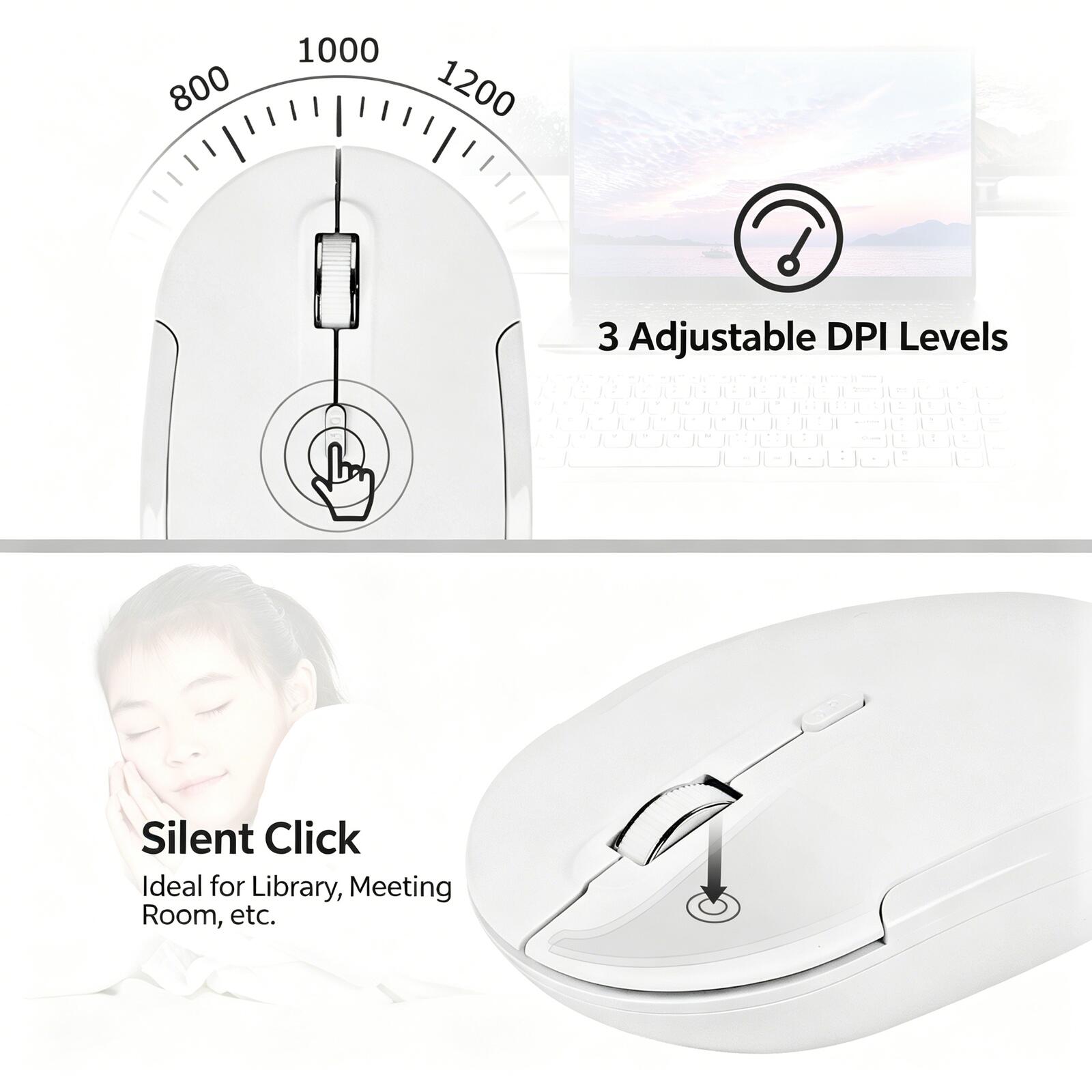 ชุดคีย์บอร์ดและเมาส์ไร้สาย 2.4 - Gaming Keyboard And Mouse Combo Wireless บทวิจารณ์และราคา