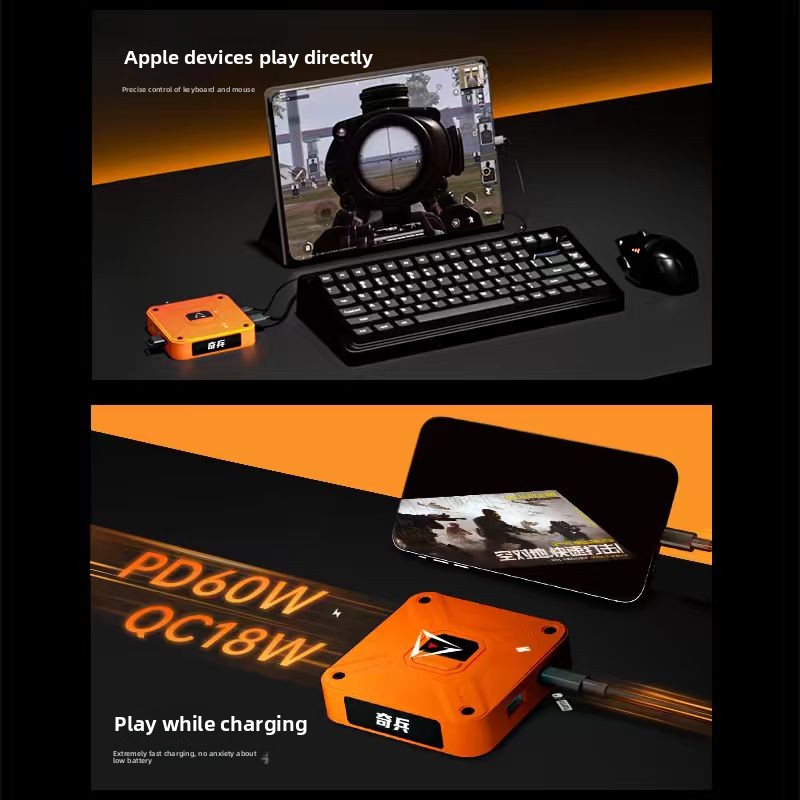 Aimzenix AX360M QiBing ตัวแปลง - Gaming Keyboard And Mouse Converter For Mobile บทวิจารณ์และราคา