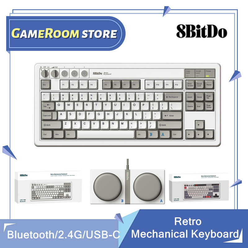 8Bitdo Retro Mechanical Keyboa - Gaming Keyboard Hot Swappable บทวิจารณ์และราคา
