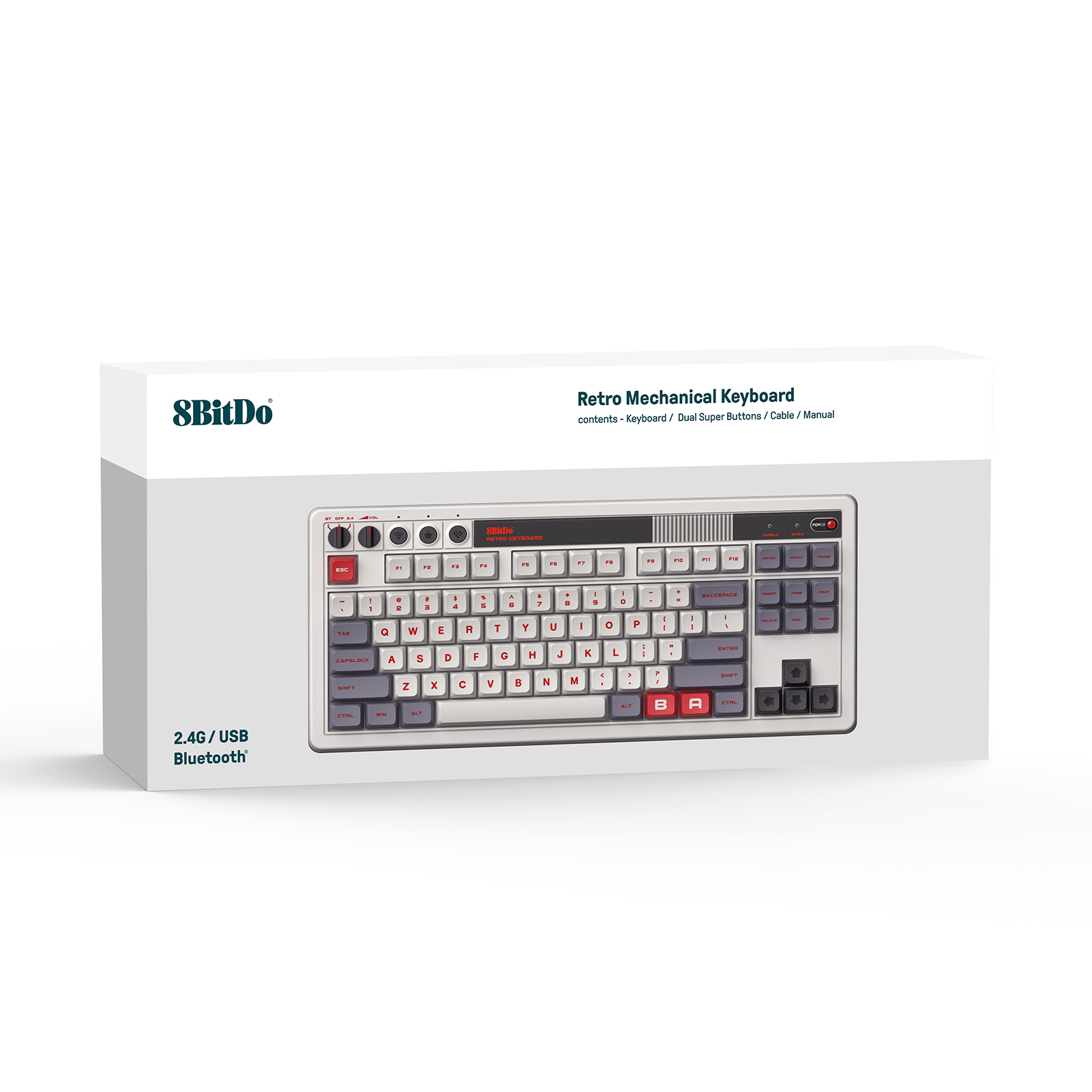 8Bitdo Retro Mechanical Keyboa - Gaming Keyboard Hot Swappable บทวิจารณ์และราคา