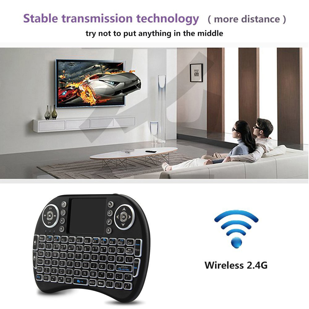 Backlit Mini คีย์บอร์ดไร้สายภา - Gaming Keyboard And Mouse Combo Wireless บทวิจารณ์และราคา