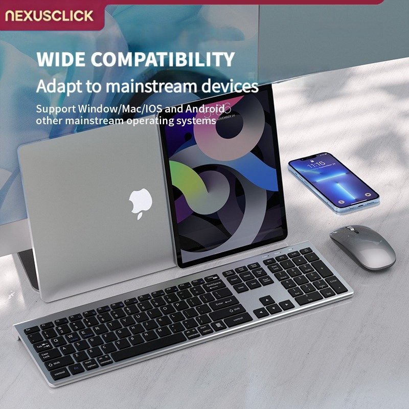 NexusClick คีย์บอร์ดและเมาส์ไร - Gaming Keyboard And Mouse Combo Wireless บทวิจารณ์และราคา
