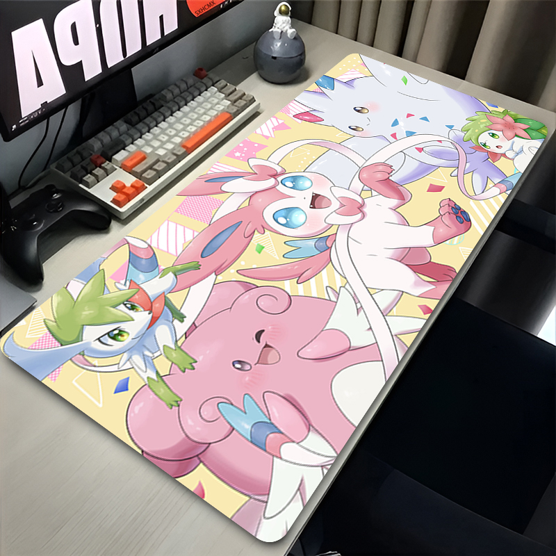 แผ่นรองเมาส์สีชมพูขนาดใหญ่ XXL - Gaming Keyboard Tactile บทวิจารณ์และราคา