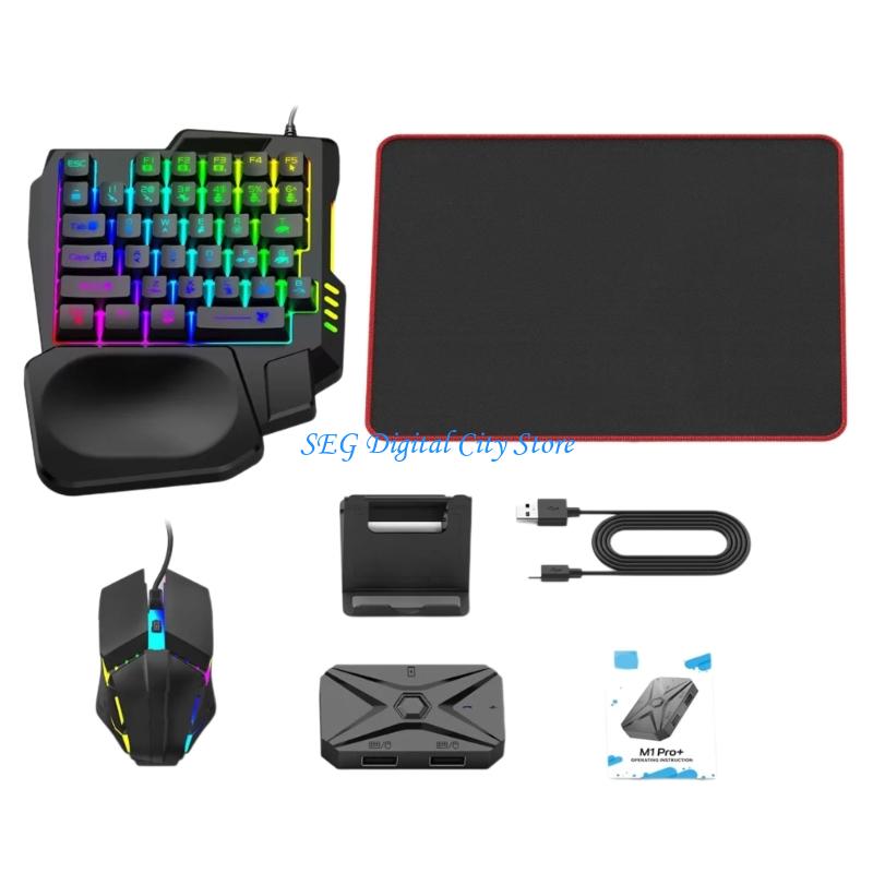 U75B คีย์บอร์ดเกมมือถือ เมาส์  - Gaming Keyboard And Mouse Converter For Mobile บทวิจารณ์และราคา